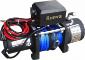 Лебедка автомобильная электрическая Runva EWX 5000SR 12В трос синтетический Dyneema SK-75